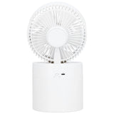 4000mAh Humidifier Fan Dual Mist Spray USB Charging Fan Cooling Humidifier for DormitoryWhite V1294-YM0901-3113210069512