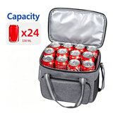 15L Oxford Thermal Lunch Bag, Portable Leakproof PEVA Liner Tote Bag, Waterproof Outdoor Picnic V1188-MS-815-015