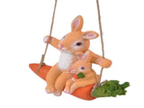 Gardening Pendant Rabbits Pattern Exquisitely Carved Romantic Feel Home Decoration V1294-YM0523-3111210411111