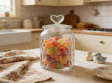 Glass Sealed Jar, Clear Food Storage Container, Kitchen Pantry Grain Tea Pickle Jar V1369-AZ3-W-10379