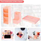 Desk Organizer, 5 Pieces Multifunctional Desk Pen Holder, Plastic Desk Storage Organizer Kids V1188-MS-227-0611