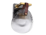 Clear Shell Shape Wall Sconce Light Modern Wall Lamp with Glass Lampshade for Living Room Bedroom V1294-YM0901-3119240095911