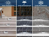 12pc Solar Lights for Outside, Solar Deck Lights Outdoor, Waterproof Fence Solar Lights for Fence, V1370-AZ4-05014