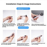 Electric Foot Callus Remover - 6-Speed Adjustable, Callus Remover for Feet with LED Display, V1192-AZ-W-3825