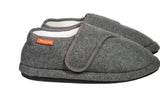 ARCHLINE Orthotic Plus Slippers Closed Scuffs Pain Relief Moccasins Extra Wide - EUR 46 V563-AS901-GREY-46