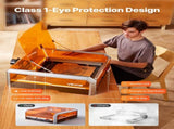 Laser Engraver, 20W, Laser Engraving and Cutting Machine with Enclosure Camera, Laser Cutter, x V952-FBSJGDKJ4040EZLRF001V3