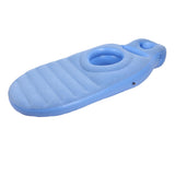 Full Body Pillow with Belly Hole Comfortable Lightweight PVC Inflatable Pool Float for Sleeping V1294-YM0901-3117250086112