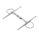 135mm Horse Mouth Bit Stainless Steel Horse Cheek Snaffle for Cultivation Outdoor Gift V1294-YM0718-3111220223011