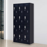 12-Door Locker for Office Gym Shed School Home Storage - Padlock-operated V63-839101