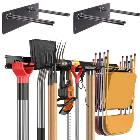 Wall Mounted Tool Rack Heavy Duty Garage Organizer V178-66774