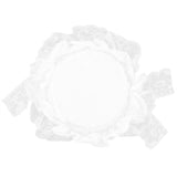 Wedding Flower Basket with White Lace Romantic Lightweight Elegant Basket for Weeding V1294-YM0901-3115210050111
