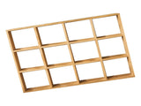12 Grids Action Figure Wooden Storage Shelf Figure Wood Shadow Box Shelf Organizer for Bedroom V1294-YM0703-3117230122612