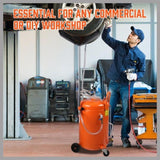 HORUSDY 80L Waste Oil Drainer Pneumatic Fluid Collection Workshop with Extractor V465-95228