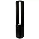 Black Bladeless Fan with Air Purifier, Oscillating, LED Display, Remote Control, 12 Speeds, 3 Modes V178-68980