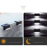 Outdoor Solar Deck Lights Solar Step Lights Waterproof Led Solar Lights White Light for Outdoor V1294-YM0901-10126978