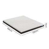 Dreamz Double Mattress Gel Memory Foam Cooling Breathable 15cm Medium Firm MS1024-D