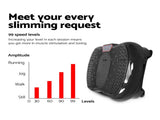 Everfit Vibration Machine Platform Vibrator Resistance Rope Home Fitness Black FIT-H-VP-ROUND-BK
