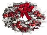 40cm Christmas Wreath Xmas Door Oranments Merry Christmas Decor For Home 2021 Happy New Year Hanging V1294-YM0523-10316738