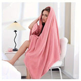 Modern Pineapple Grid Design Ultra-Soft Coral Fleece Bath Towel90x170cm Extra Thick Strong V1232-BLGYJ008