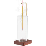 2 Pack Incense Holder for Sticks, Insence-Stick Holder Ash Catcher with Removable Glass Anti-Ash V1192-AZ-W-2494