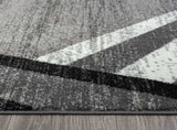 Adore Geometric Textural Rug - Grey - 200x290 V262-LGH2002902301GRE