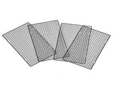 4PCS Barbecue Cooling Rack Stainless Steel Cooling Grid Tray Cake Cookies Baking Rack for Kitchen V1294-YM0718-3113210312511