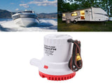 Bilge Pump Silent Boat Submersible DC Micro Drain Marine Sewage for Pond Pool 2000 GPH 24V V1294-YM0717-3111220242212