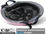OutdoorMaster Youth & Kids Bike Helmet - Adjustable Multi-Sports Skateboard Helmet with Removable V1168-KID-TK-BPG-M