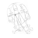 Cupcake Display Rack Iron Rotatable Eight Cupcakes Wheel Cupcake Stand for DIY Birthday Party V1294-YM3118220247611-0421