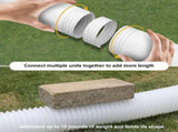 2 Pack Rain Gutter Downspout Extensions, Flexible Downspout Extender with 58"68" Extendable Pipes V1259-DP01-A-3409