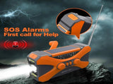 Emergency Hand Crank Solar Radio Orange V1142-OBA1005007345196175