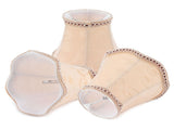 3Pcs Chandelier Lamp Shade Modern E14 ClipOn Fabric Lampshade for Hotels KTV Clubs Apricot V1294-YM0901-3119210069711