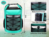 25L Large Capacity Waterproof Backpack Double Layer Rainproof Dry Wet Separation Abrasion Resistant V1232-GZD002