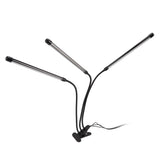3 Head Clip Plant Light Full Spectrum Red White Warm Light 10 Level Dimmable USB LED Plant Growing V1294-YM0512-3111220285211