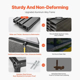 VEVOR Polycarbonate Greenhouse 8 x 14 Ft Outdoor Walk-in Greenhouse for Garden V952-JTSZWSL8W14FB0RRXV0