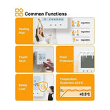 Smart Wireless Thermostat for Gas Boiler Room Heating Programmable Temperature Controller V1263-JX-5970