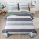 Ethereal Quilted Bedspread and Pillowcases Set: A Dreamy Addition to Your Home - Queen size V745-MAC080208Q13U