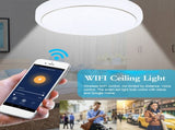 48W Smart WiFi Ceiling Lamp Voice Control Remote Dimmable LED Ceiling Lights Memory Function Bedroom V1294-YM0901-DZ0377G