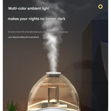 Blue 1.5L Ultrasonic Humidifier with 360&deg Rotating Mist Nozzle, Quiet Aroma Diffuser & 7-Color Night V888-ELOSUNG53416