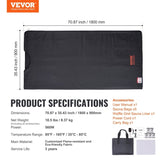 Sauna Blanket for Detoxification, Portable Far Infrared Sauna for Home Relaxation, 1-6 Level V952-HWSNTPU7171IISCJYV3