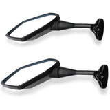 Motorcycle Mirror, Retro Motorcycle, 2 Motorcycle Mirrors Abs 360 Degree ROtatable Diamond V1188-MS-227-0452