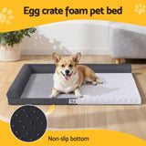 i.Pet Pet Bed Plush Soft Cushion Egg Crate Large Sofa Platform Removable Washable PET-BED-H12-L105-GR