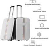Foldable Carry-On Luggage, 20-Inch Durable Travel Suitcase with Wheels Sturdy, Compact & Portable V1107-CS-RKVHSJ24