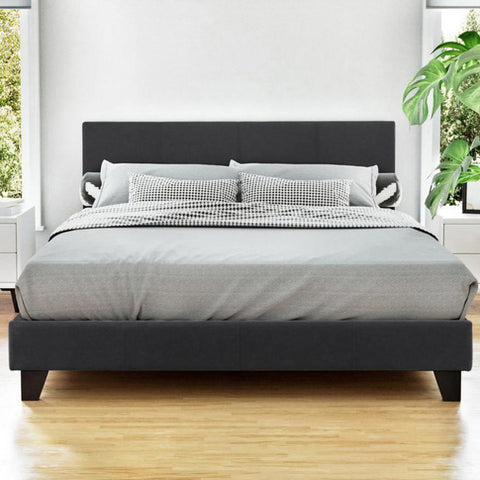 Artiss Bed Frame Double Size Charcoal NEO BFRAME-G-NEO-D-CHAR-AB