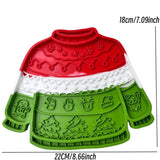3-pack Pet Lick Mat - Food Grade Silicone Christmas Sweater Slow Feeder with Multi Suction Non Slip V888-ELOSUNG56157-3