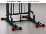 Powertrain Pull-Up & Dip Power Tower Multifunction Strength Training Station POW-IRP-DS8-BK