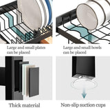 CARLA HOME Adjustable Over the Sink Dish Drying Rack with Utensil Holder, Hooks & Cutting Board Rack V178-36206