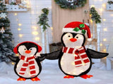 LED Mesh Tinsel 3D Light Up Decoration 2 Piece Set V720-XL1540