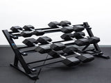 5 Pairs Hex Dumbbells PLUS Dumbbell Rack V1012-CF5HDB150DBR110