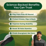 Golf Performance Insoles with Firm Arch Support, All-Day Comfort Shoe Inserts Relieve Plantar V1192-AZ-W-28244